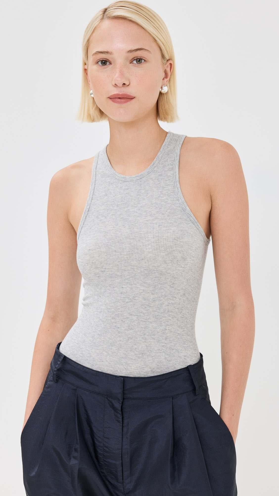 Circular Fine Rib T Tank | Shopbop