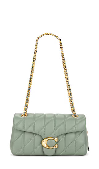 Quilted Tabby Shoulder 26 Bag in Sage | Revolve Clothing (Global)