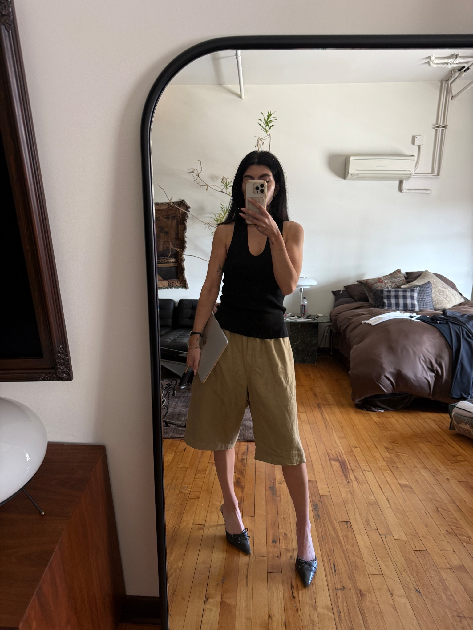 WFH ootd

Simple but elevated style, Bermuda shorts, quality black tank, Tony bianco black kitten heels, staple closet pieces, casual elevated style 

#LTKgrwm #LTKootd #LTKWorkwear