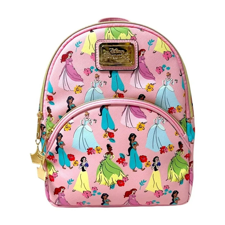 Disney Princess Women's Allover Printed Mini Backpack, Pink | Walmart (US)