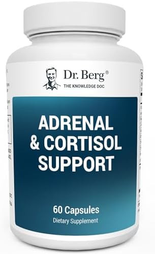 Dr. Berg Adrenal & Cortisol Capsules - Adrenal Supplement & Cortisol Manager - Mood, Focus, Relax... | Amazon (US)