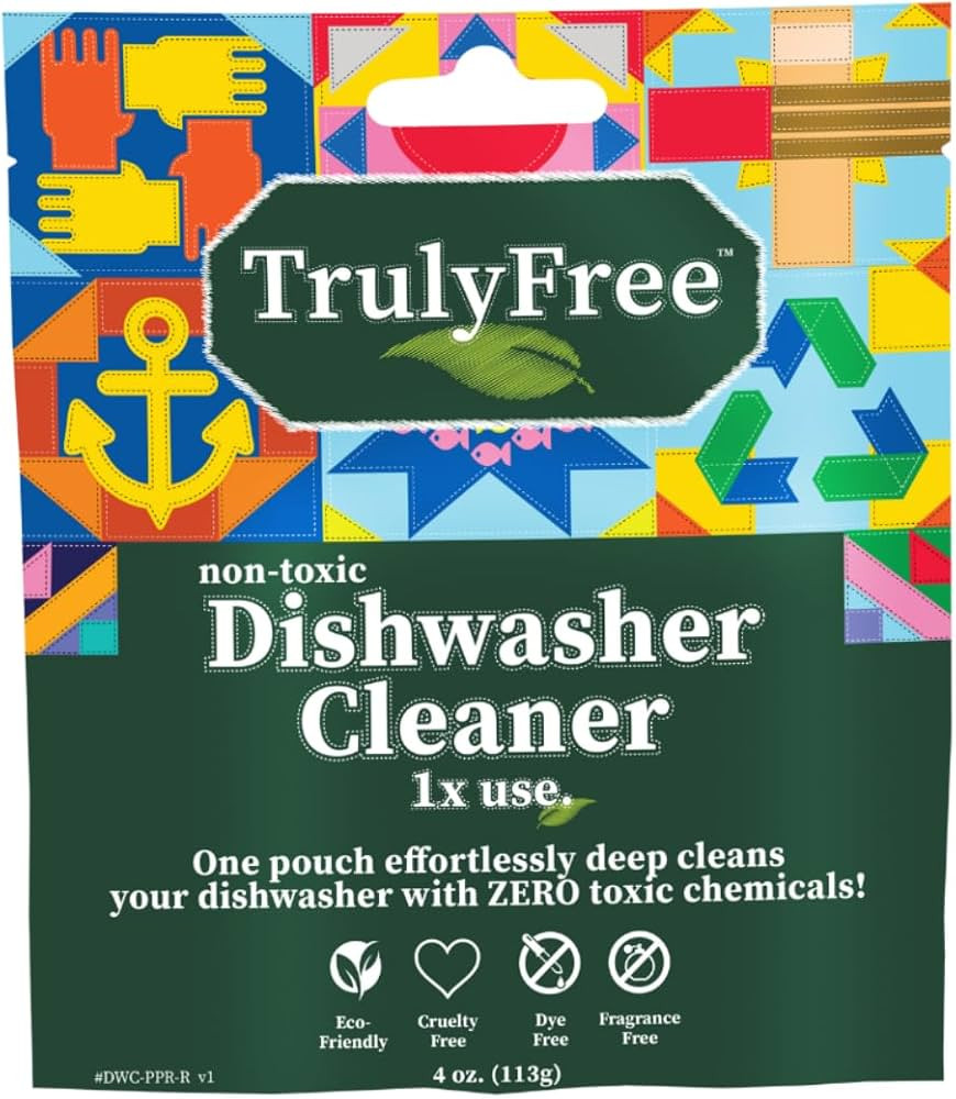 Truly Free Natural Dishwasher Cleaner - Dish Washer Machine Descaler, Fights Grease & Limescale, ... | Amazon (US)