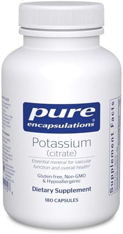 Pure Encapsulations Potassium (Citrate) - Essential Electrolyte Supplement to Support Nerve & Mus... | Amazon (US)