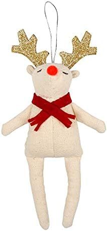 Meri Meri Red Scarf Reindeer Tree Decoration | Amazon (US)