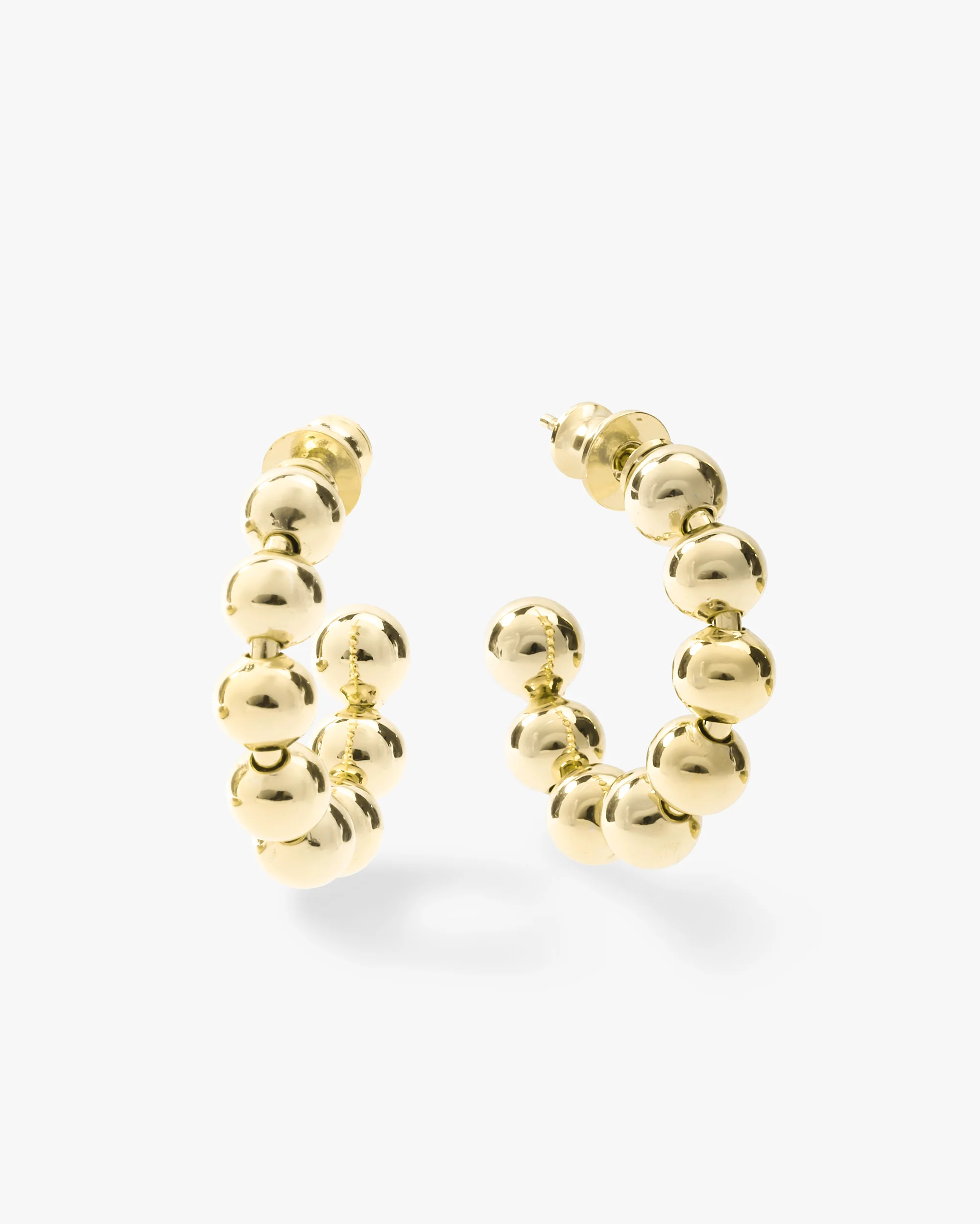 Baby Life's a Ball Hoops - Gold | Melinda Maria Jewelry