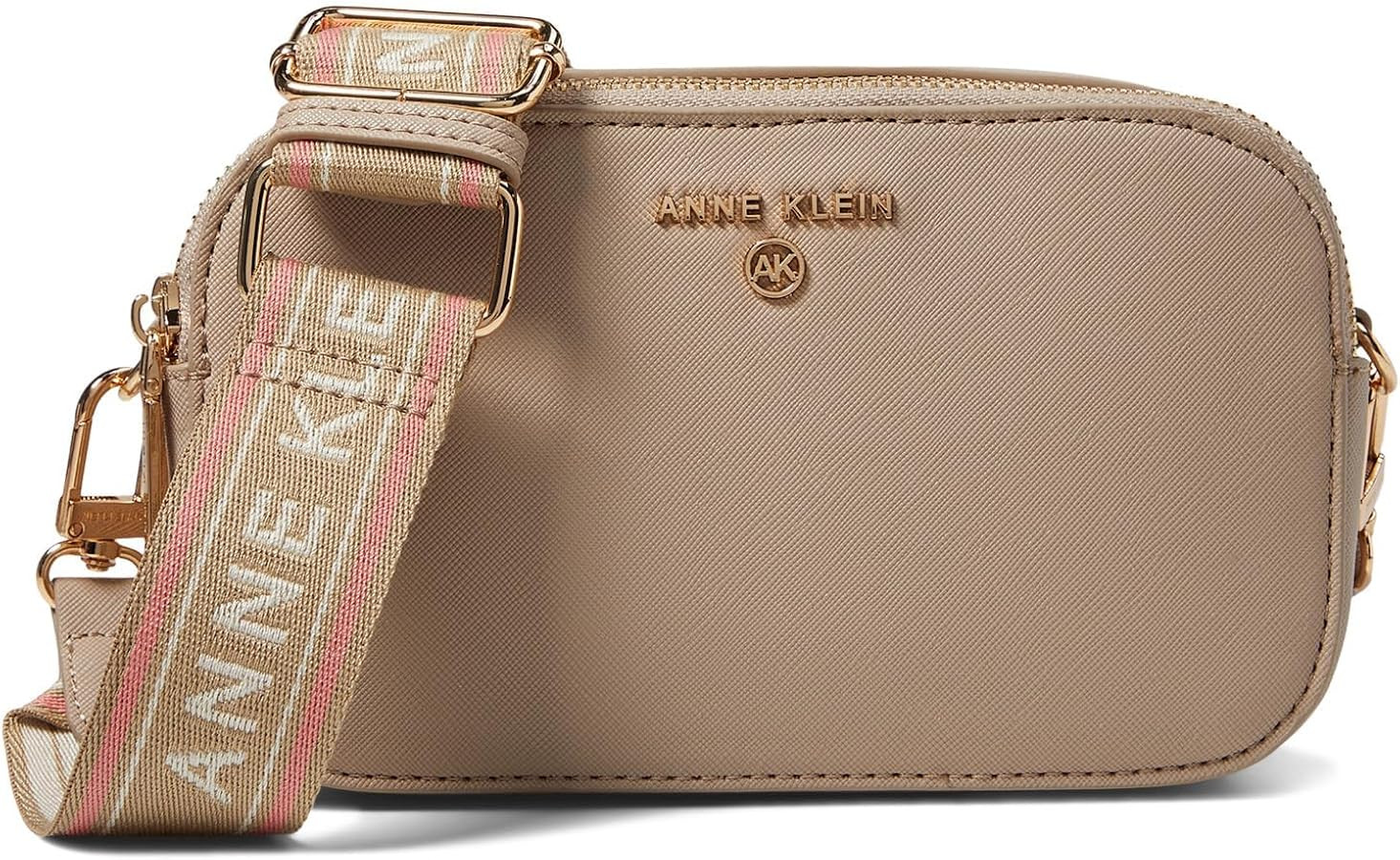 Anne Klein Double Zip Camera Crossbody | Amazon (US)