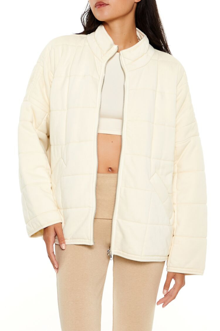 Quilted Zip-Up Jacket | Forever 21