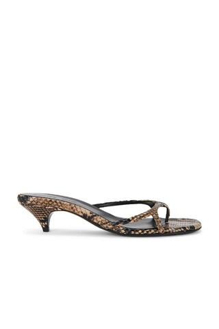 KHAITE Mila Sandal in Taupe | FWRD 