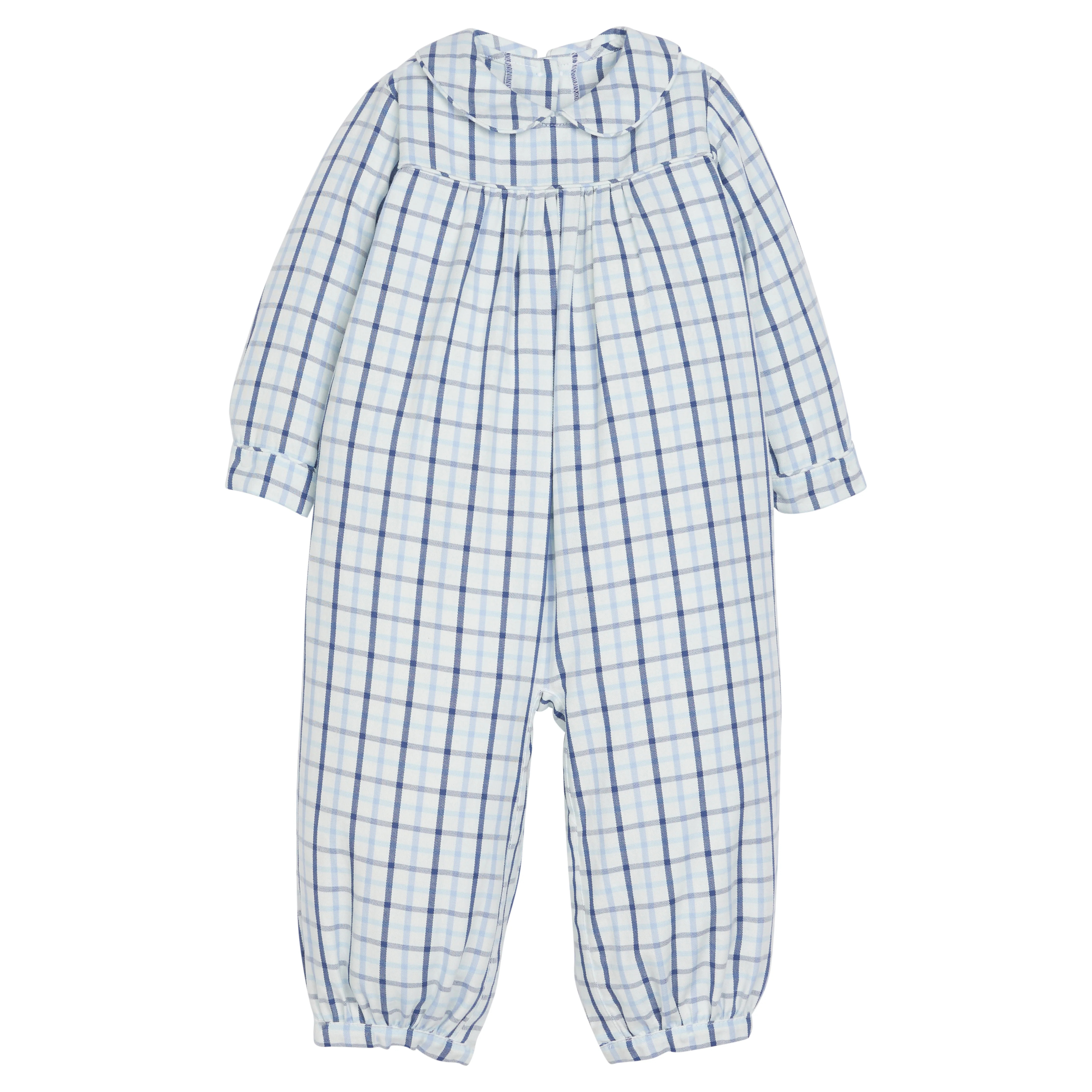 Little English Finn Longall- Blue Ridge Plaid | JoJo Mommy