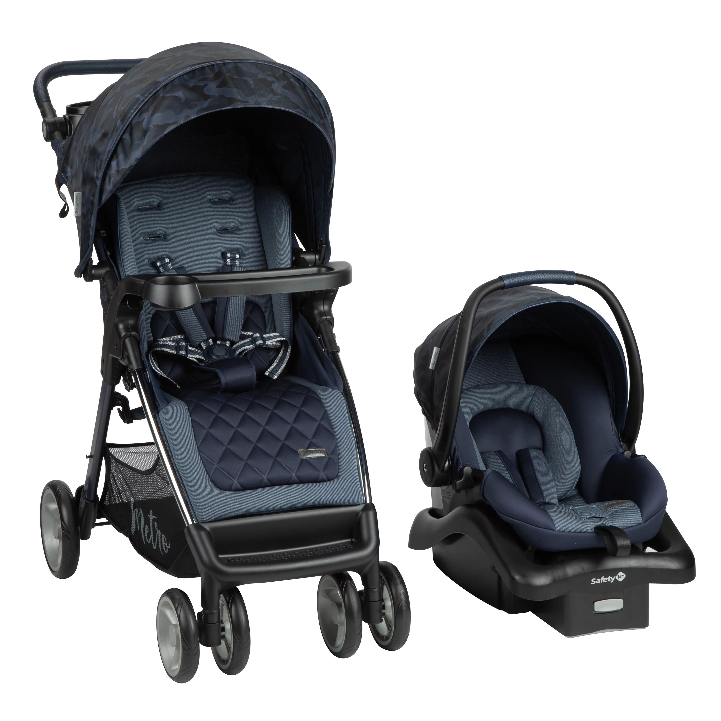 Monbebe Metro Travel System Stroller and Infant Car Seat - Navy Camo | Walmart (US)