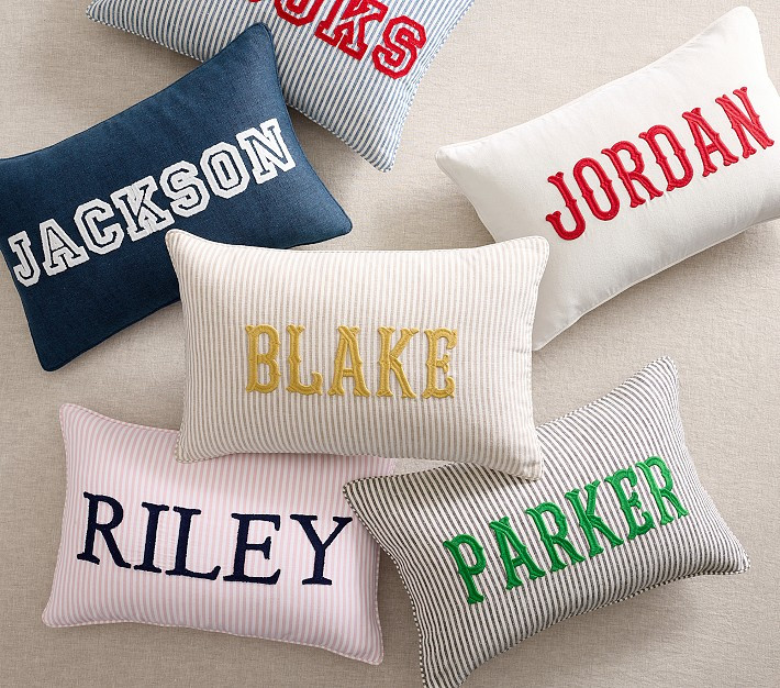 Name Only PZ Pillow Cover | Pottery Barn Kids