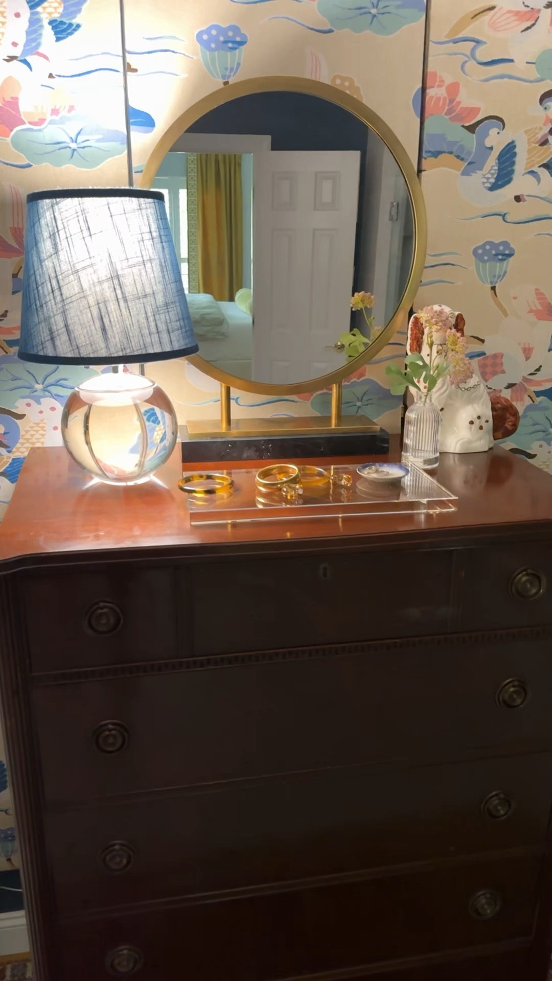 In love with my new brass vanity mirror from Alice Lane Home 

#LTKHome