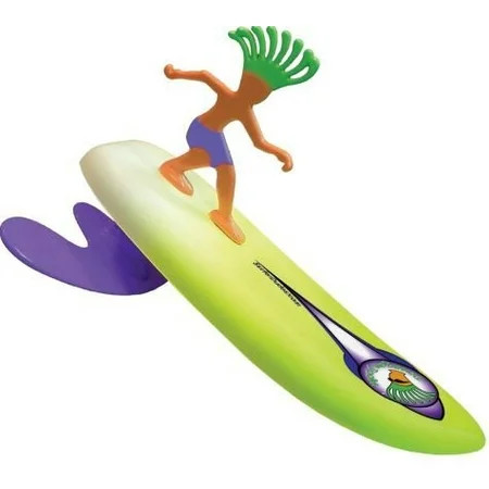 surfer dudes wave powered mini-surfer and surfboard toy - donegan doolin - green | Walmart (US)