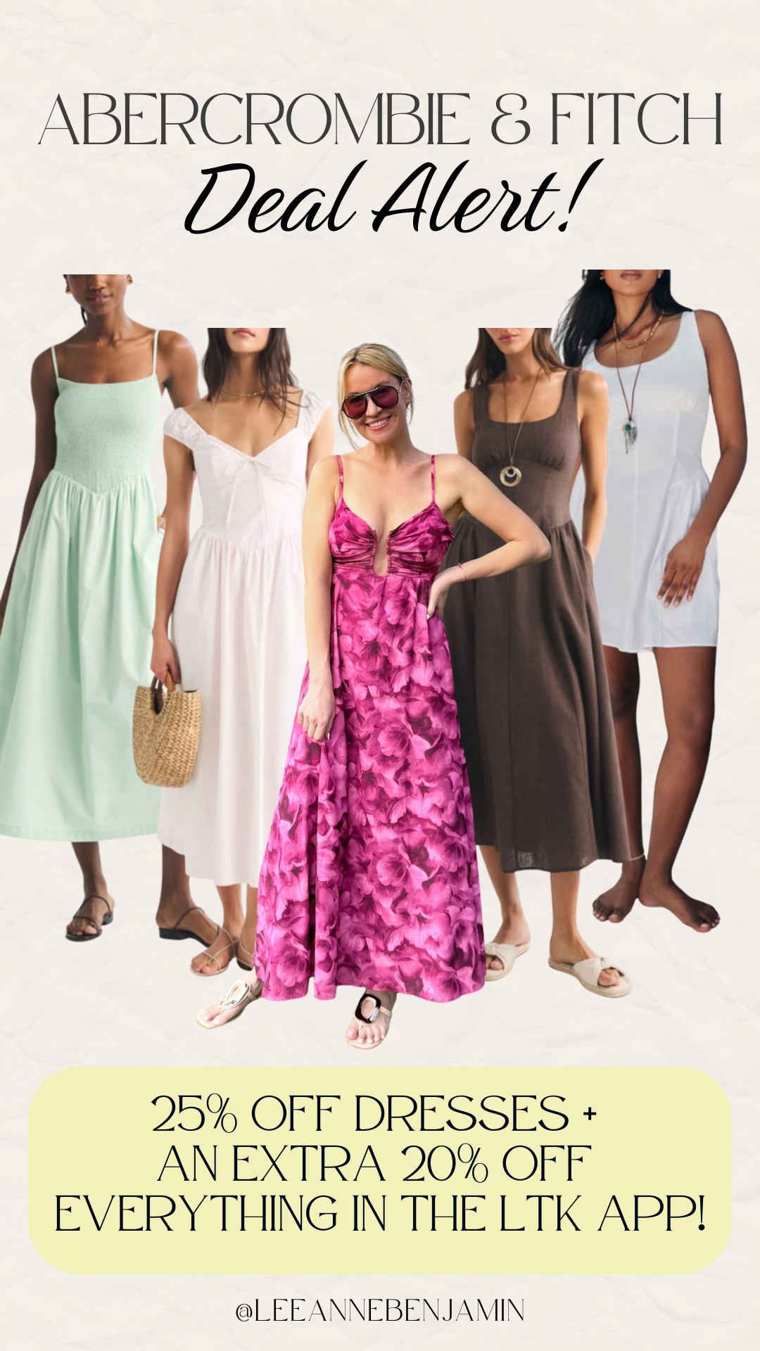 25% off dresses + an extra 20% off everything using the LTK app!  

 #LTKxAbercrombie #LTKootd #LTKSaleAlert