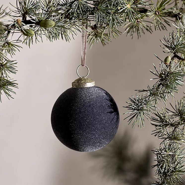 Smoke Matte Bauble – 3.1" | The White Company (UK)