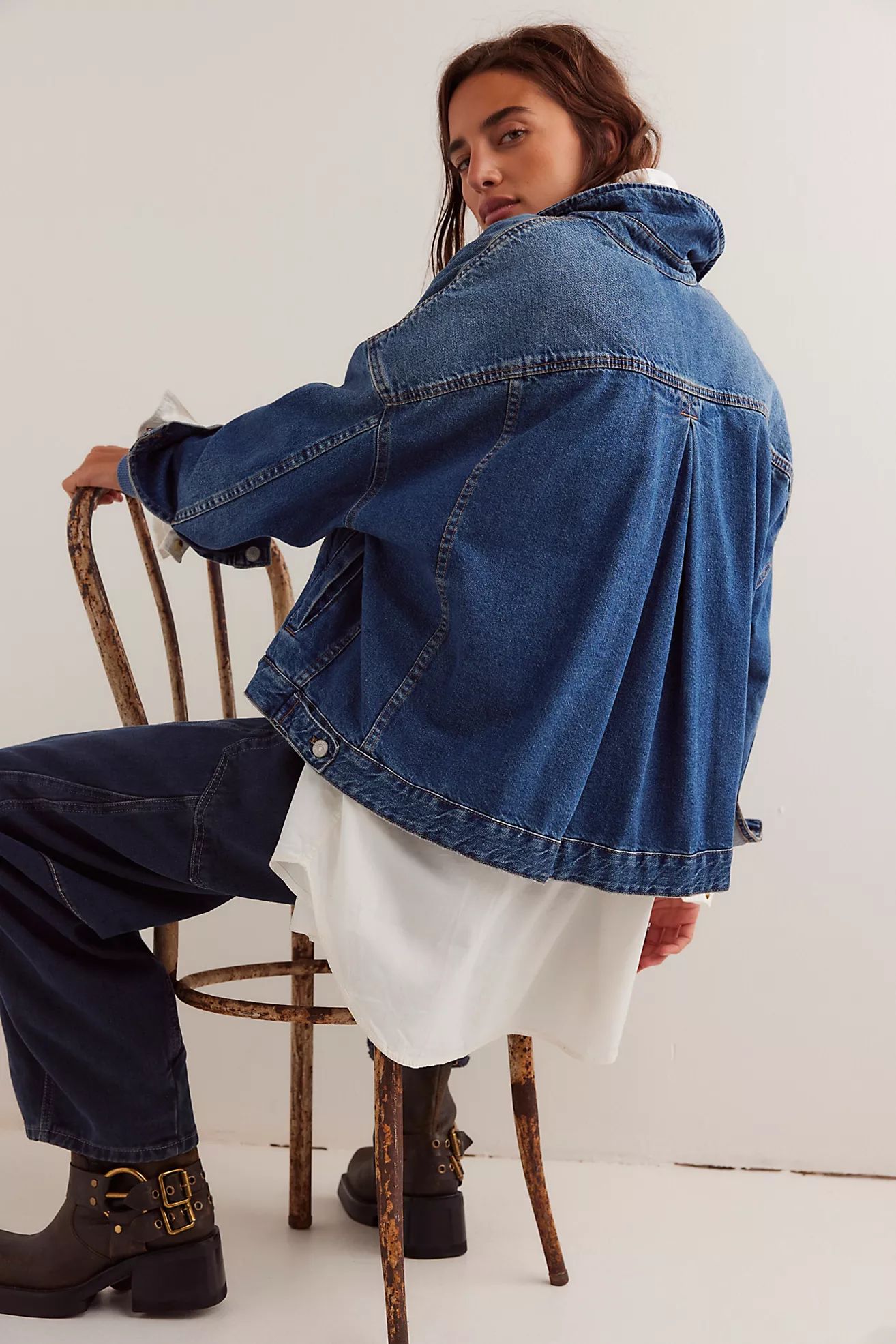 We The Free Opal Swing Denim Jacket | Free People (Global - UK&FR Excluded)