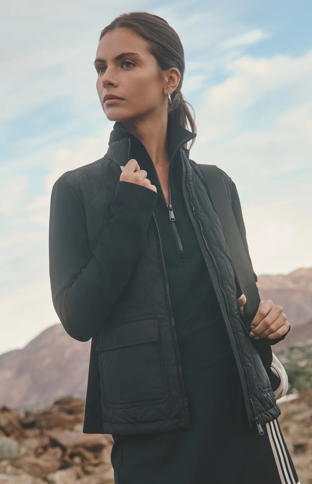 Kara Hybrid Jacket | Black | Alp N Rock