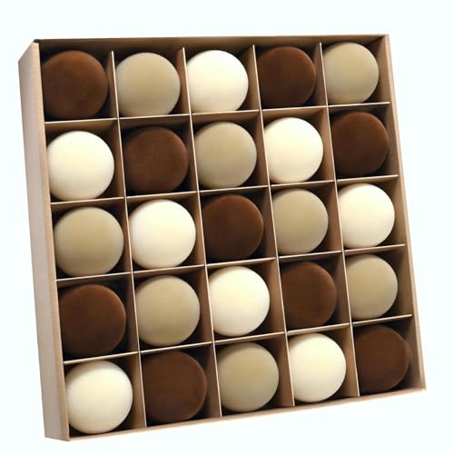 EverBery 25Pcs Velvet Ornaments for Christmas Tree, 2.36 Inch Velvet Christmas Ornaments Balls, Shatterproof Flocked Hanging Ornaments for Xmas Tree Garland Party Home Decor(Brown, Khaki, Beige) | Amazon (US)
