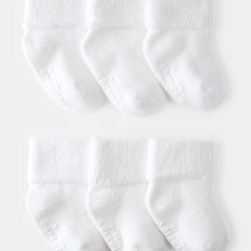 Baby 6-Pack Foldover Booties | Carter's