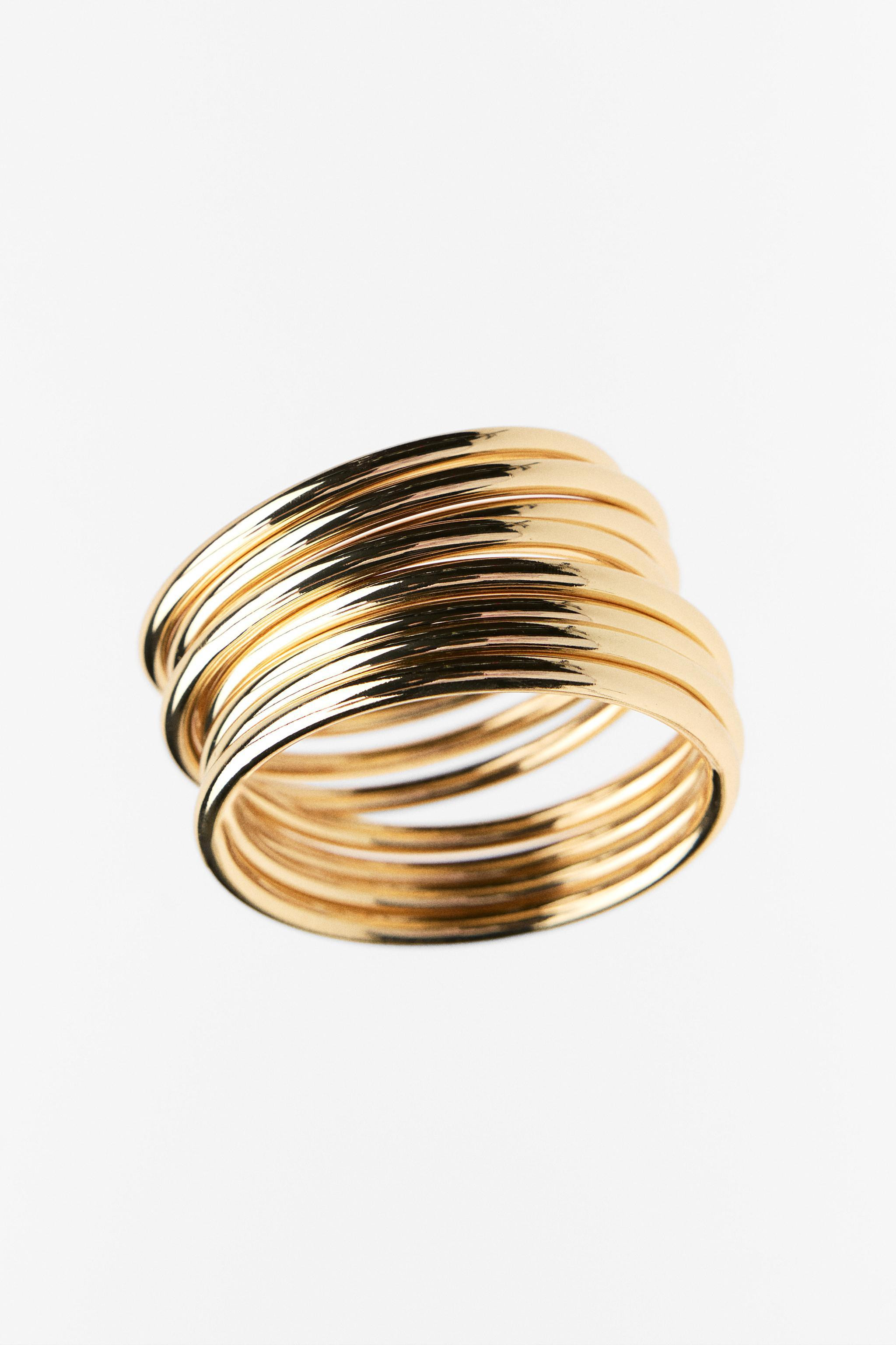 PACK OF METALLIC BANGLES | Zara UK