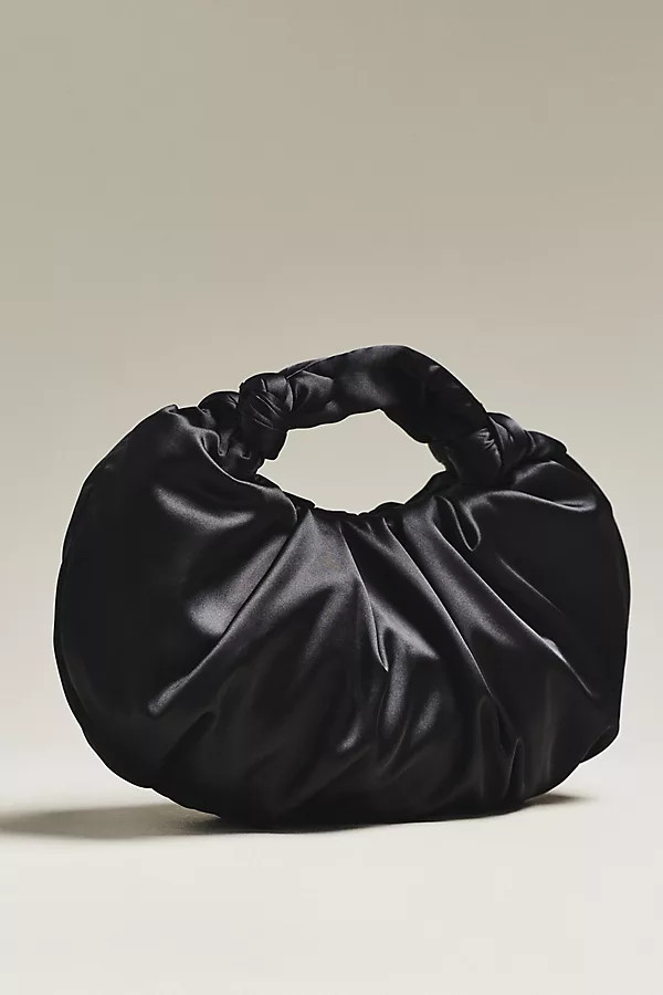 Slouchy Satin Knotted Bag | Anthropologie (US)