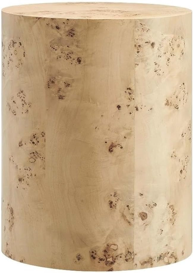 Modway EEI-6271-NAB Cosmos 16" Round Burl Wood Side Table, Natural Burl | Amazon (US)