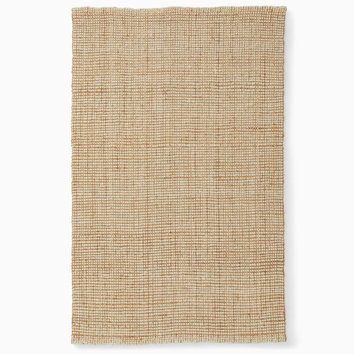 Textured Weave Wool & Jute Rug | West Elm (US)