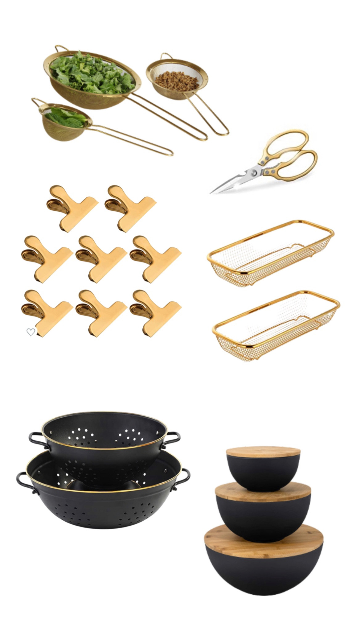Favorites: Gold and black kitchen accessories! Best chip bag clips ever! Set of 8  

#LTKhome #LTKunder50 #LTKstyletip