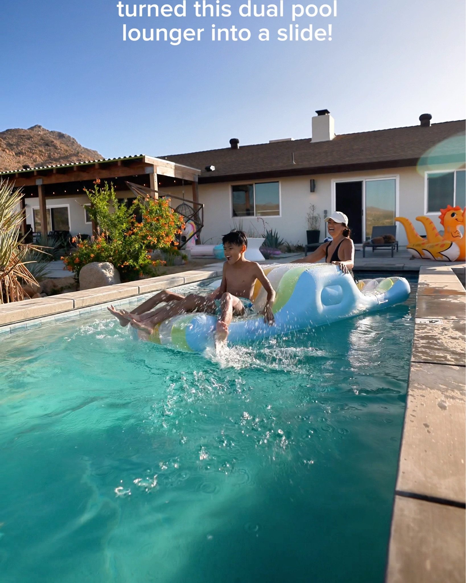 Kids turned this Funsicle Pillow Talk Lounge into a slide too! Made our pool day even more fun on our summer vacation. You can save on Zzz mats by using code VACAFUN15 on Funsicle.com 

#LTKSwim #LTKVideo #LTKFamily