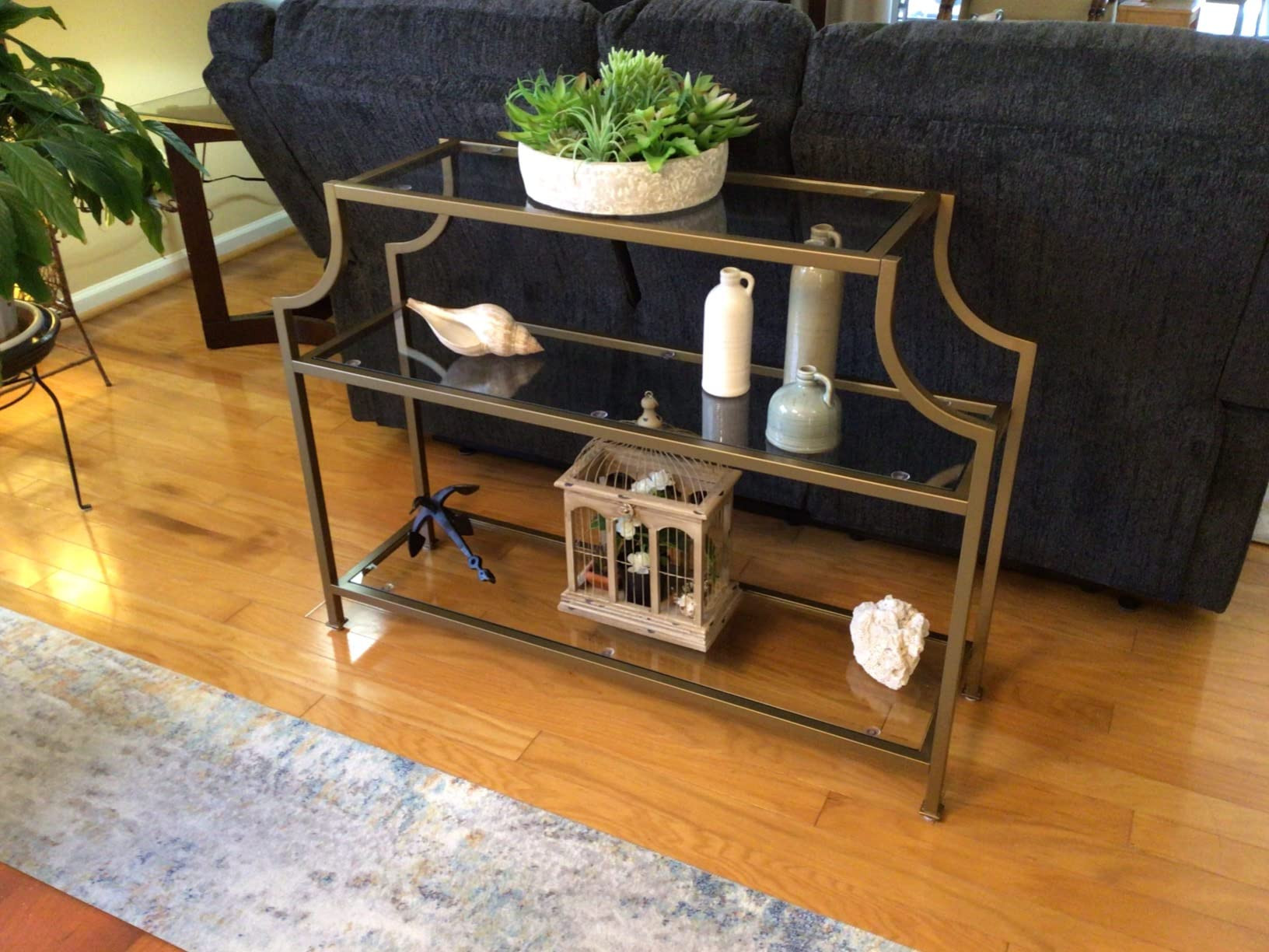 Crosley Furniture CF1307-BZ Aimee Console Table, Oil-Rubbed Bronze | Amazon (US)