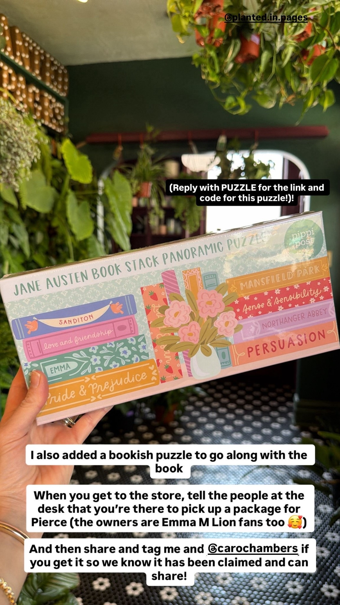You can never go wrong with a bookish puzzle!