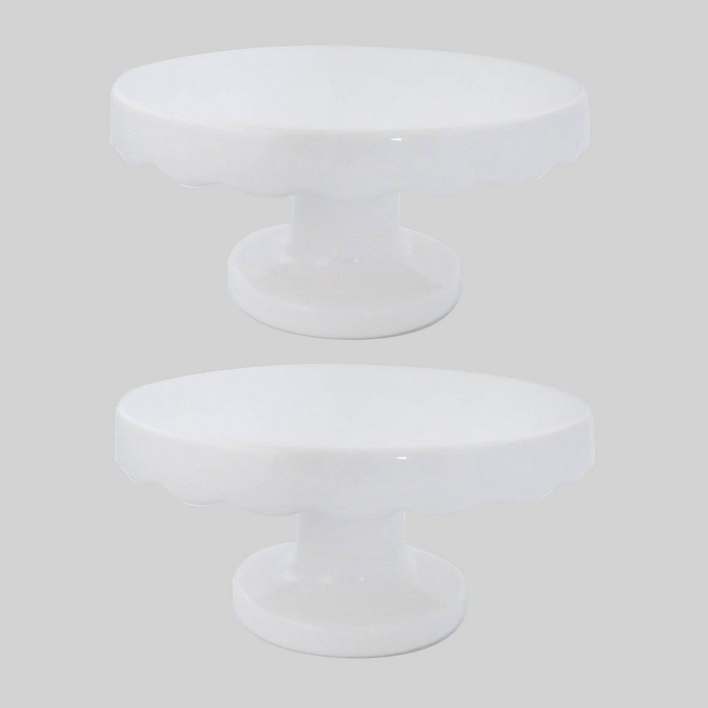 2ct Ceramic Cake Stands - Bullseye's Playground | Target