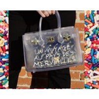 Plastic PVC Birkin Style Bag | Etsy (US)