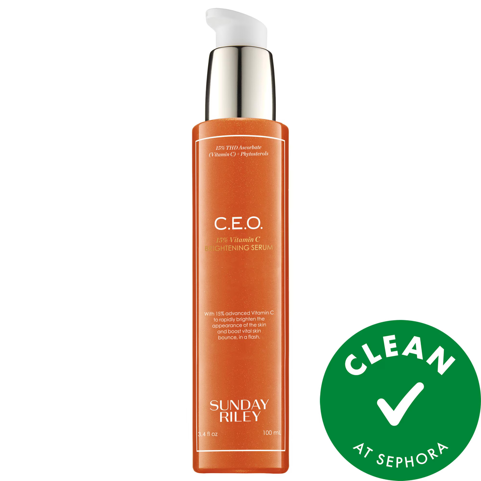 Sunday Riley C. E.O. 15% Vitamin C Brightening Serum 3.4 oz / 100 ml | Sephora (US)