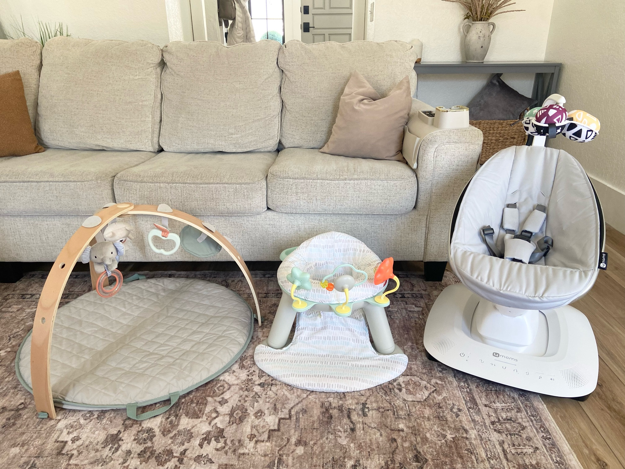 Baby’s favorites at 4 months . Yes, baby. These are currently our favorite. They are so handy specially, when you got to get things done around the house, I normally rotate my little boy on these throughout the day while I am getting things done.

#LTKfamily #LTKbaby #LTKbump