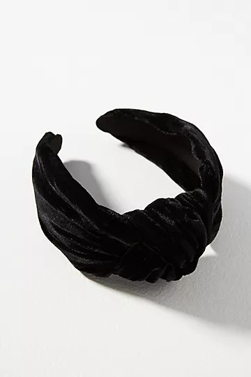 Velvet Top-Knot Headband | Anthropologie (US)