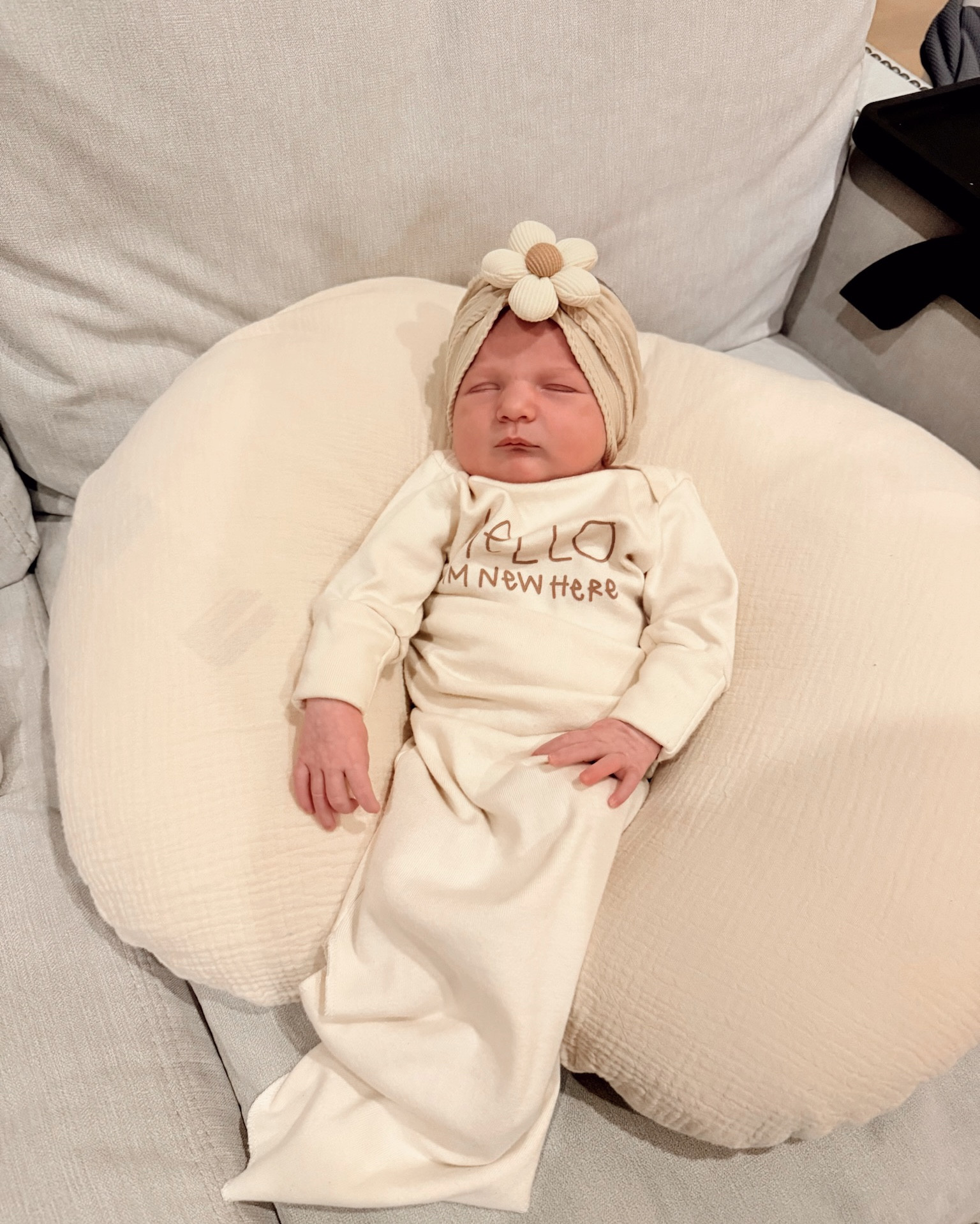 newborn onesie & newborn flower headband 🌼 linked similar onesie options to Bradshaw’s 

#LTKBump #LTKBaby #LTKFindsUnder50