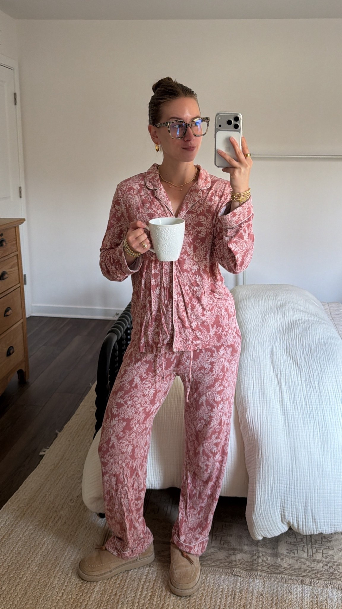 3/31/26 Cozy Morning PJ Set

My current morning PJ set 🤍 Wearing my Cozy Earth bamboo set (this color was a limited edition, but they’re always dropping new colors and patterns).

Also linking my Amazon blue light glasses — perfect for slow mornings at home. Everything is linked here ✨

#LTKootd #LTKmorningroutine