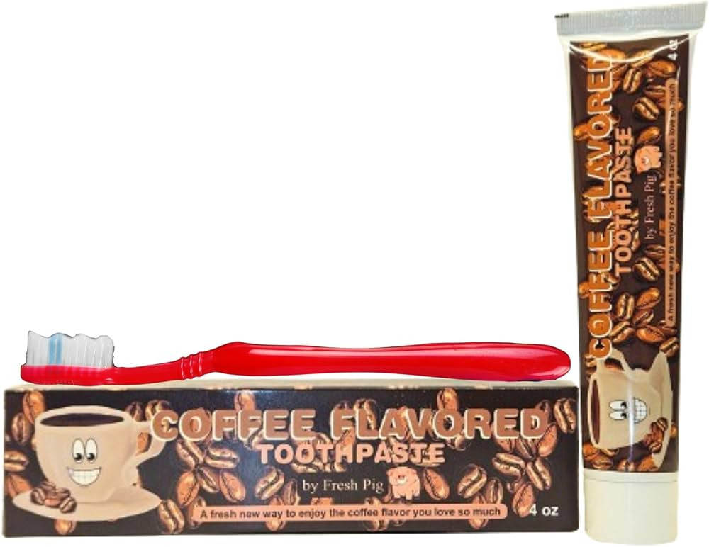 Coffee Flavored Toothpaste - Coffee Lovers Gift Ideas White Elephant Gifts for Adults Under 10 Fl... | Amazon (US)