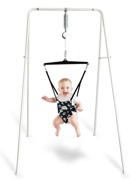 Link requests for the Jolly Jumper. The Jolly Jumper with is a baby exerciser that is great for any child in the pre-walking stage. The Jolly Jumper helps your baby improve balance and develop rhythm while strengthening muscles and developing coordination. 

My son loves this we also have a doorway one from target that i linked 🤎

#LTKGiftGuide #LTKbaby #LTKkids