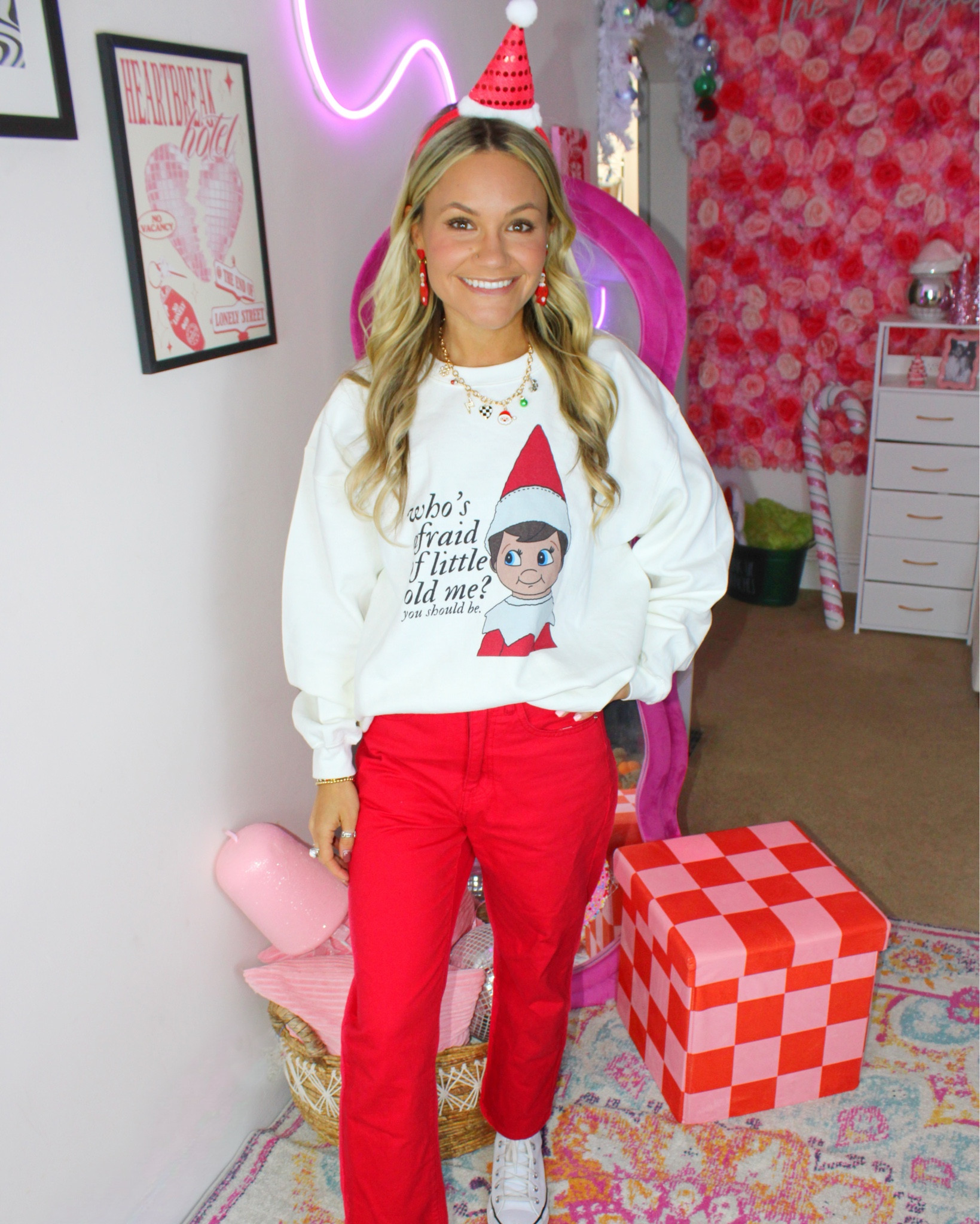 Elf on the shelf teacher ootd

#LTKHoliday