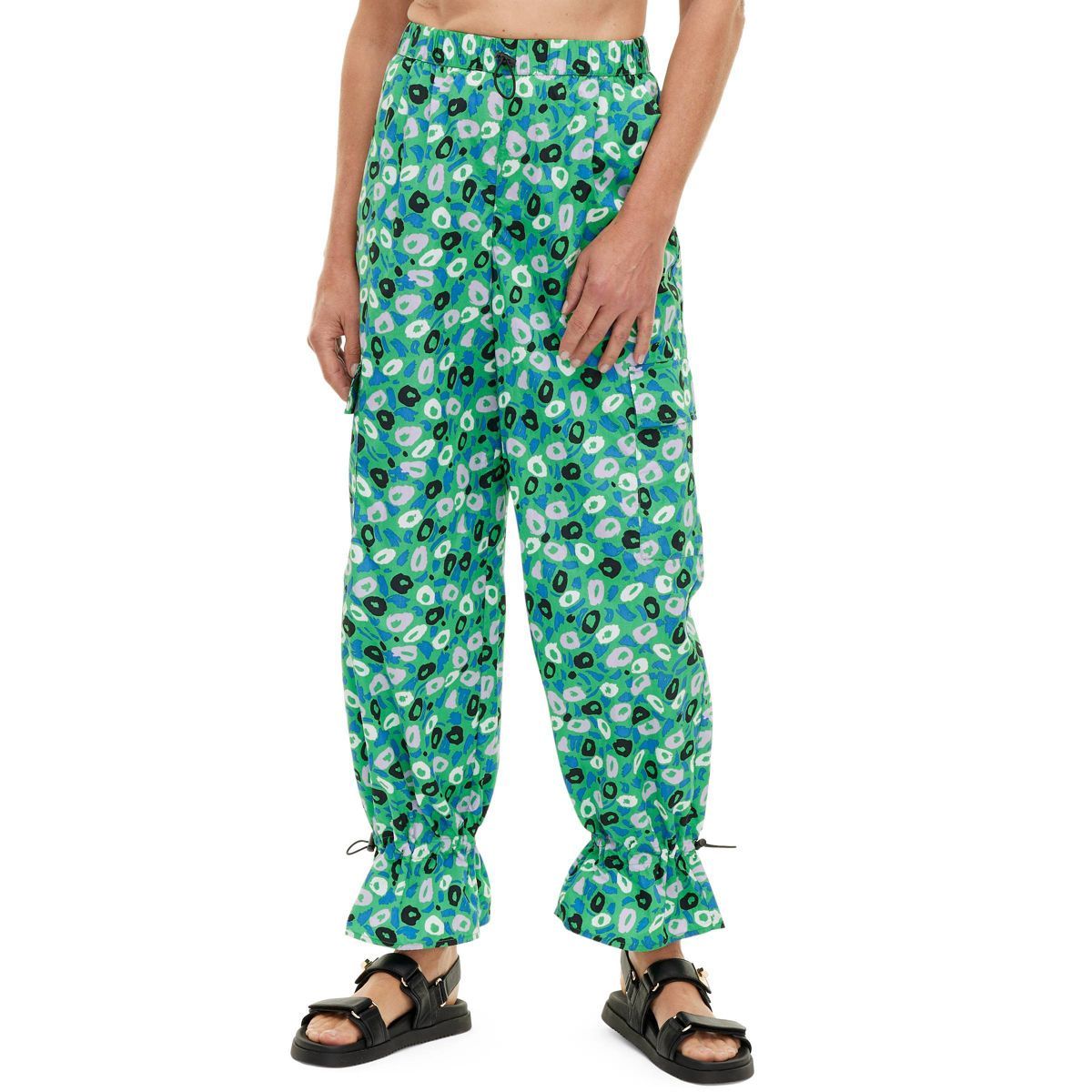 Women's Utility Jazz Dot Green Cargo Pants - DVF for Target | Target