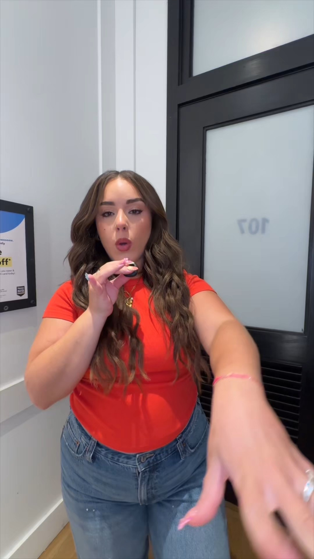 In the American Eagle fitting room trying on some new fall 2025 fashion finds ✨ wearing size 12 in all the denim and size medium tops & sweatpants 🤍 bust 37” waist 31” hips 45” height 5’2"

#LTKSeasonal #LTKPetite #LTKMidsize