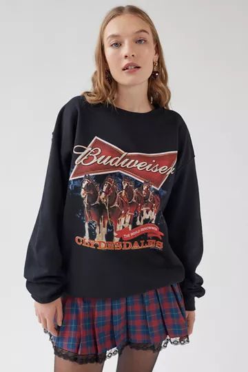 Budweiser Clydesdales Pullover Sweatshirt | Urban Outfitters (US and RoW)