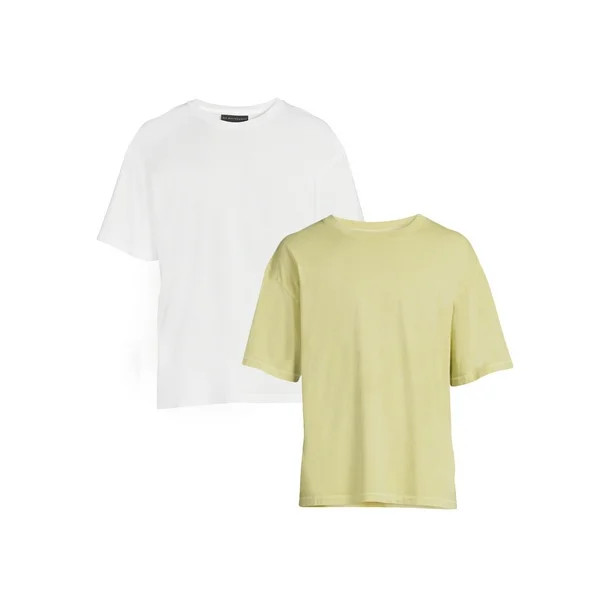 No Boundaries Men's and Big Men's Oversized T-Shirts, 2-Pack | Walmart (US)