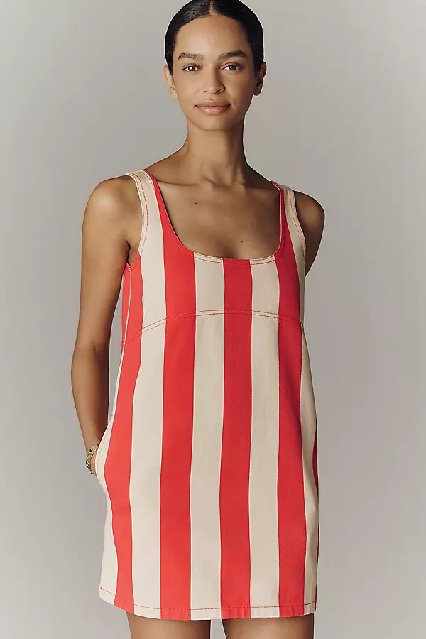 Sahara Stripe Mini Dress | Anthropologie (US)