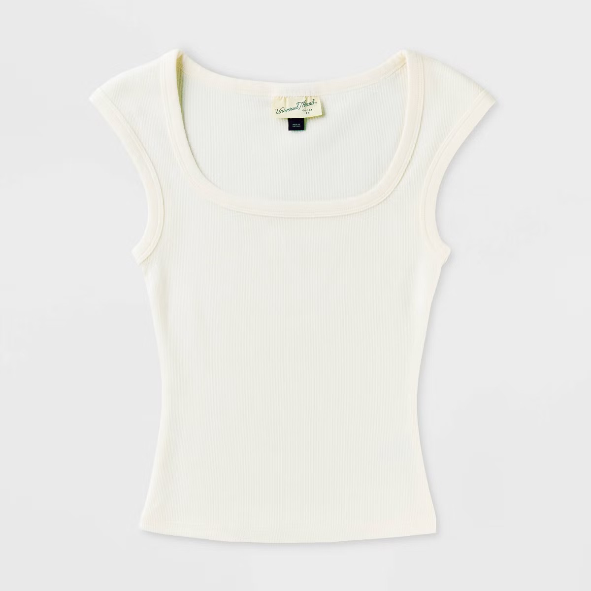 Women's Slim Fit Square Neck Ribbed T-Shirt - Universal Thread™ | Target