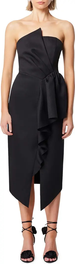 Elliatt Reception Cascade Ruffle Strapless Cocktail Dress | Nordstromrack | Nordstrom Rack