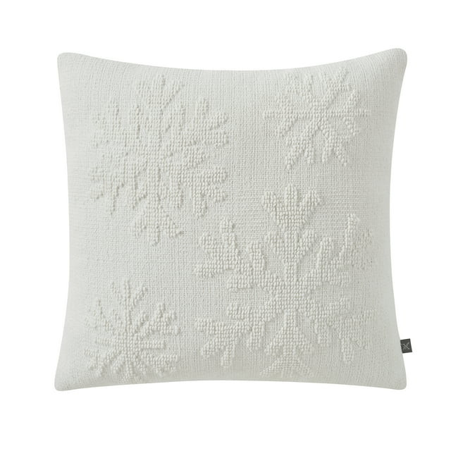My Texas House Eira 18" x 18" Ivory Cotton Decorative Pillow | Walmart (US)