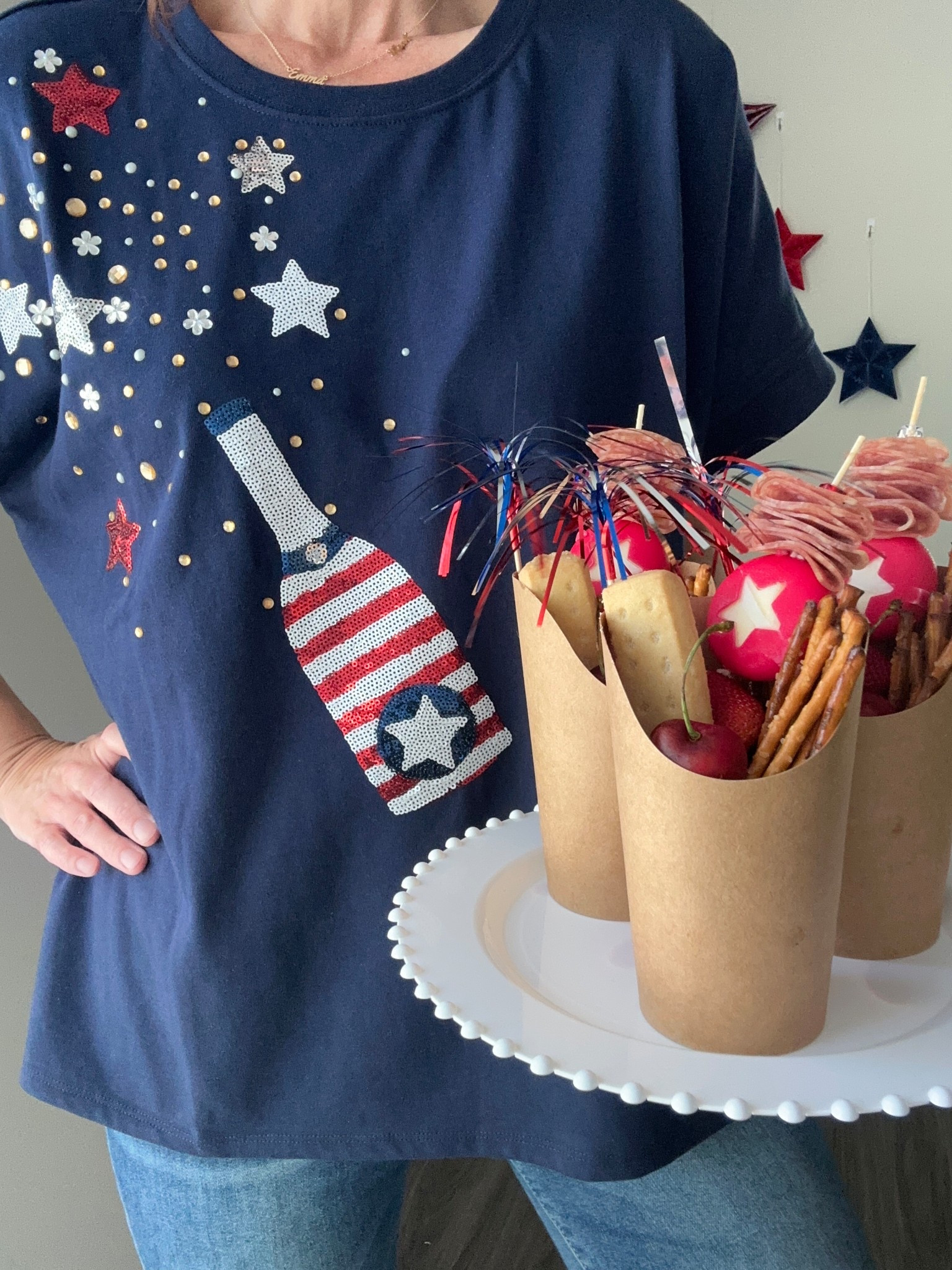 The CUTEST top perfect for all the Fourth of July and Summer get together! Soooo fun and love the oversized fit! 🇺🇸🧨

#LTKOver40 #LTKSummerEdit